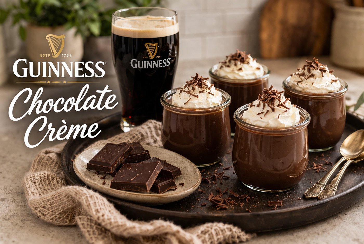 Decadent Guinness Chocolate Créme -