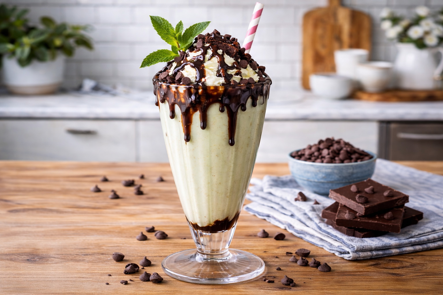 After-Dinner Mint Chocolate Shake-2