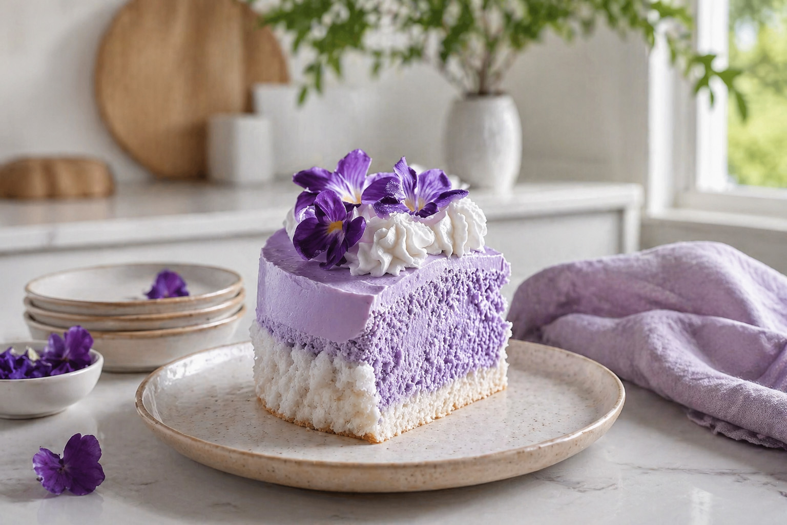 Taro & Ube Dream Cloud Cake