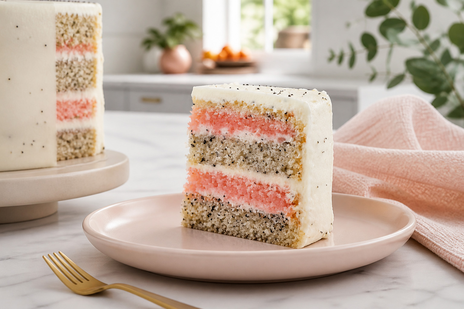 The House Grapefruit & Poppy Seed Cake